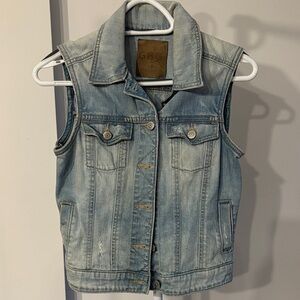 Garage Light Blue Denim Vest